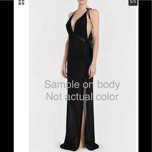 La Perla Mosaic-Motif Nightdress Black MosaicLace